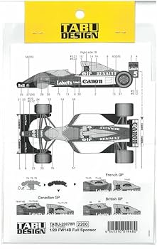 Amazon | barchetta 1/20 ウィリアムズ FW14B フルスポンサー
