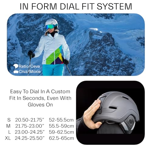 Image of Giro Ceva MIPS Womens Snow Helmet /Goggle Combo - (Combo) Matte White - White Stacked Pink - Size Medium