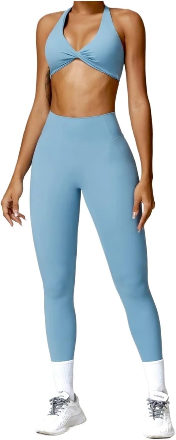 Women Seamless Yoga Set Gym Workout Clothes for Female Push Up Bra High Waist Leggings Sexy Fitness Sportswear