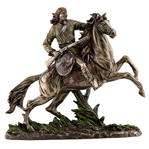 Estatua Decorativa Geronimo Guerrero Indígena 11 in