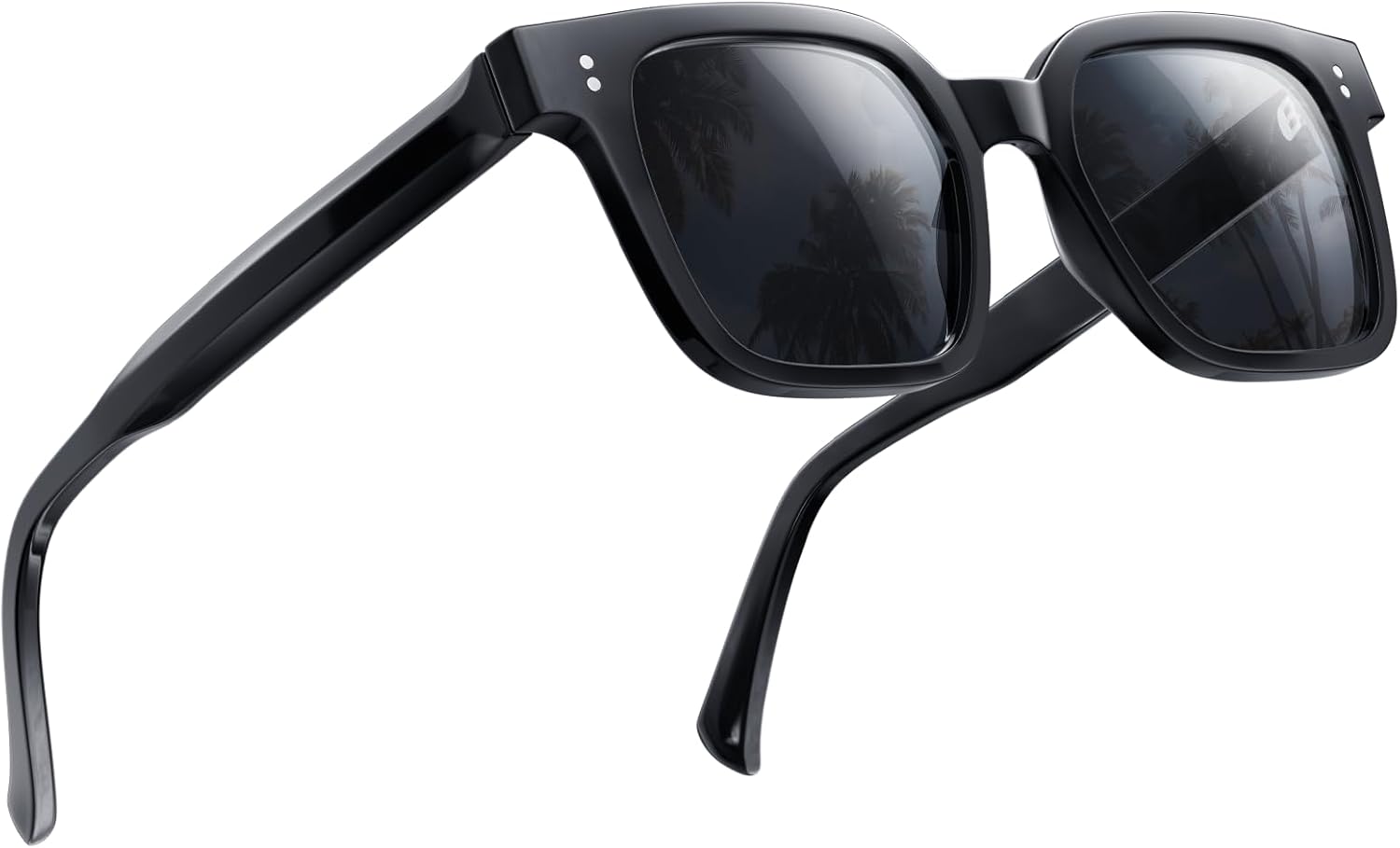 SKYOAK Premium 158MM Large Polarized Sunglasses for Men Women, 2 Pack XXL TR Frame Trendy Sun Glasses Outdoor with UV400