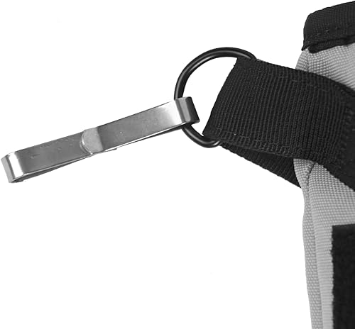 Miniatura 72 de KRATARC Carcaj de flechas traseras ligeras de doble uso, plegable, compacta, con sistema Molle para disparar al blanco Negro - Diámetro 4 pulgadas