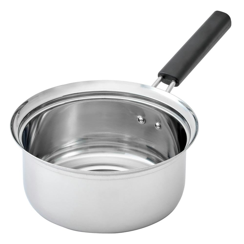 Amazon | カインズ(CAINZ) ふきこぼれしにくい ステンレス片手鍋