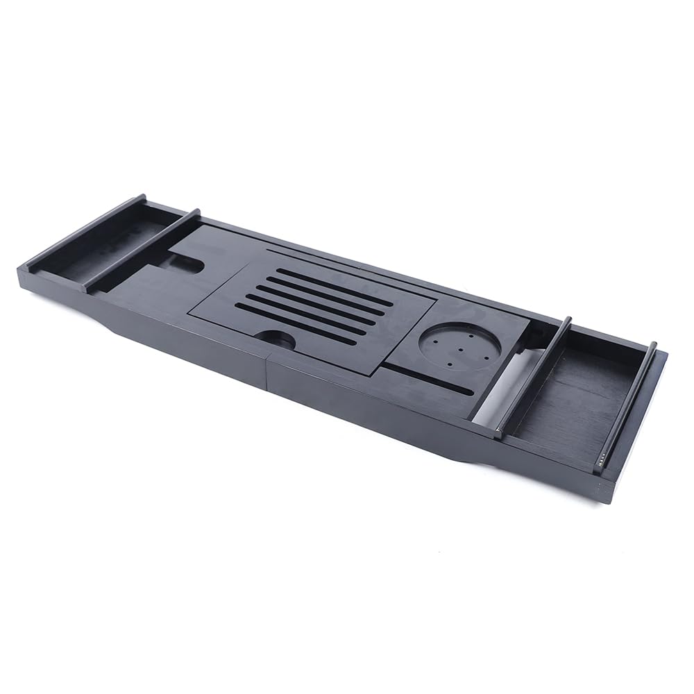 Bandeja plegable para bañera, bandeja de bambú para bañera, accesorio de baño, bandeja para bañera, bandeja de 75-110