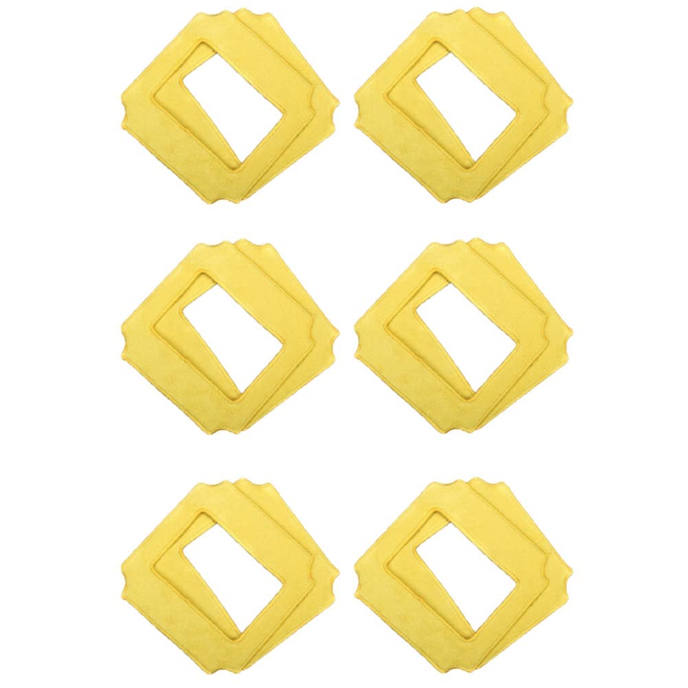 Hndhbfgrt 12Pcs Mops for Robot Window Cleaner for Win660 / RL880 /RL1188,12Pcs Yellow Mops
