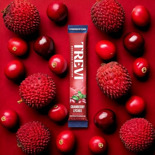 Image of TREVI Electrolytes Powder Packets, Sugar Free Hydration, Cranberry Lychee