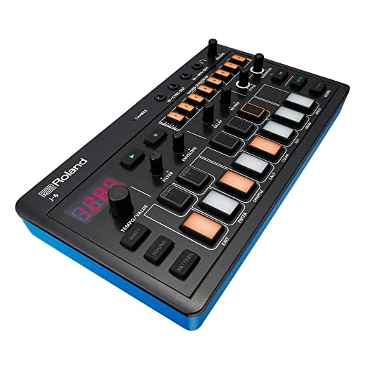 Roland AIRA Compact J-6 Chord Synth | Máquina de creación de canciones portátil con sonido y características profesionales | Generador de síntesis y presets del JUNO-60 | Secuenciador de acordes