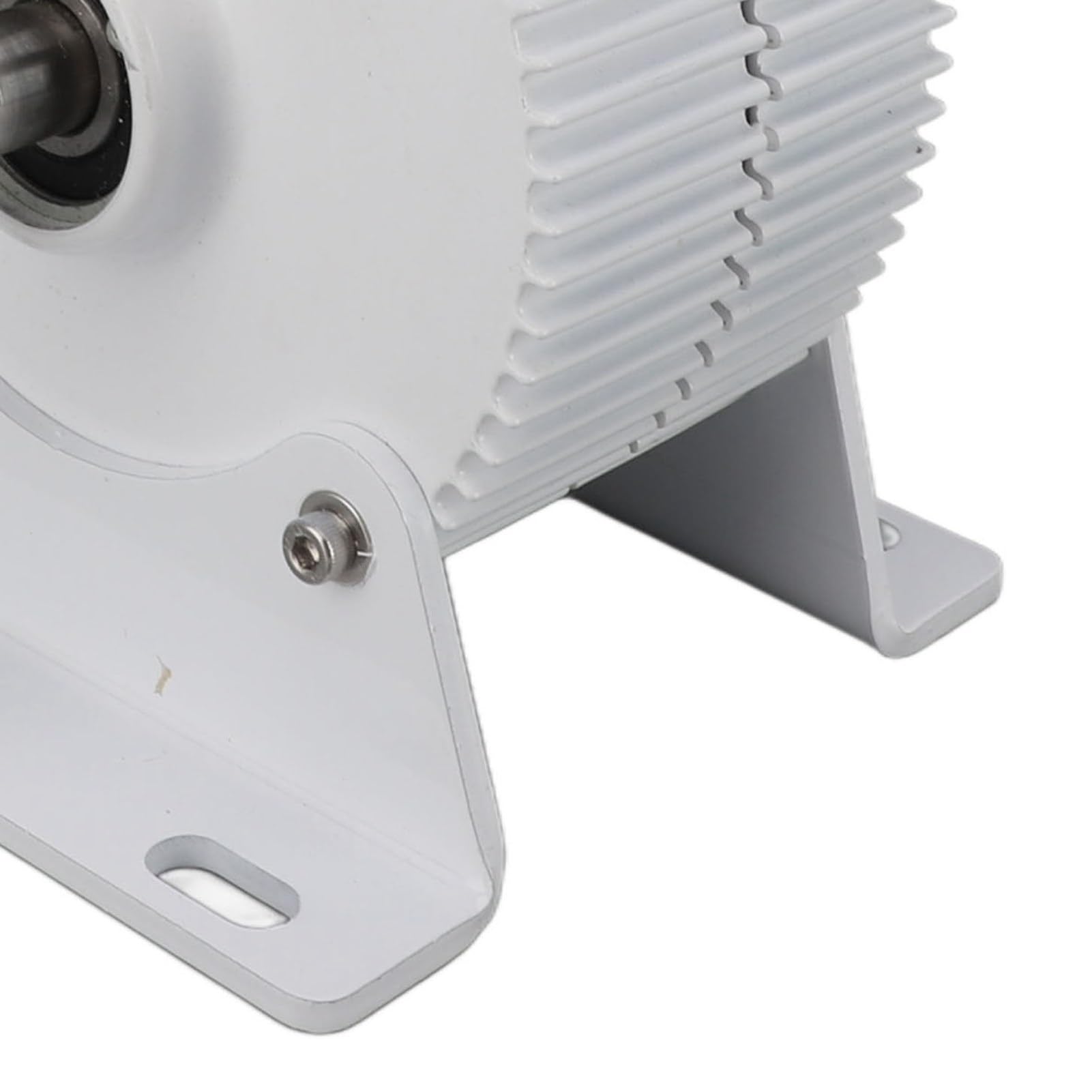 Aramox Alternatore Trifase Generatore a Magnete Permanente da 24 V Design Sincrono a Doppio Albero in Lega di Alluminio Montaggio su Base Compatta per Sistemi di Turbine Eoliche Verticali o (400W)