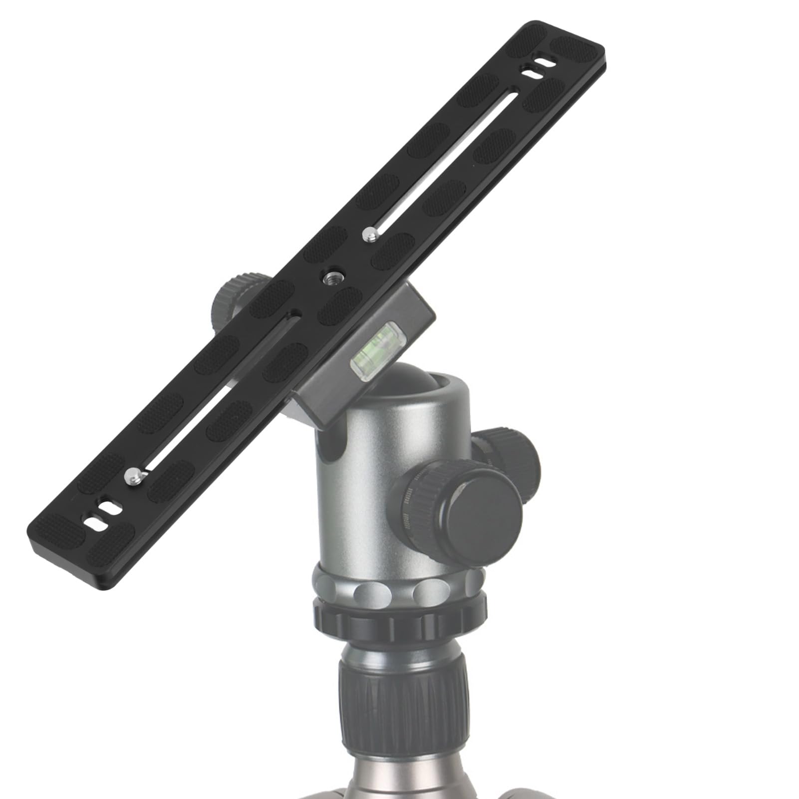 Yinhing 30 cm Schnellspannschienen-Gleitplatte für Kamera, Aluminiumlegierung, Arca-Halterung, Standard/4 Zoll, 3/8 Zoll Schraubenlöcher, Leichte Schnellspannverlängerung