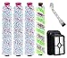 Produktbild LongRong 3 x Multi-Face-Bürsten, 1 x Haustierbürste für Bissell CrossWave 1713 1785 1866 2052 2225 2378 Staubsauger (inklusive 1 Reinigungsbürste und Filter)