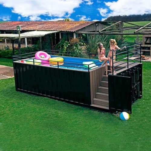 Prefabricated Above Ground Pool, Modular Fiberglass Container Swimming Pool –
