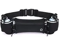 Cinto Hidratação Corrida Pochete Com 2 Garrafas Porta Celular Running Cinto De Hidratação Corrida Com 2 Garrafas 175ml cada