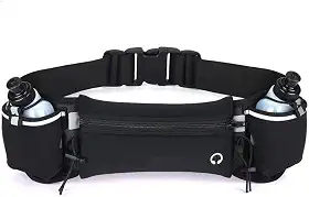 Cinto Hidratação Corrida Pochete Com 2 Garrafas Porta Celular Running Cinto De Hidratação Corrida Com 2 Garrafas 175ml cada