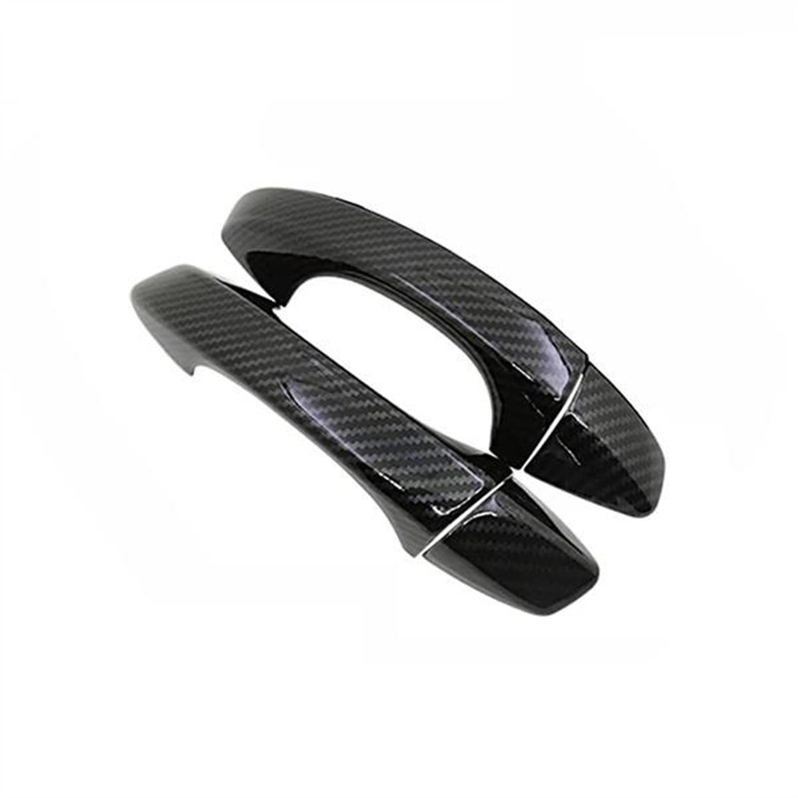 Noheeu Carbon A Car Door Handle Cover Exterior Trim Decoration Accessories Abs For Golf 7 Mk7 2013 2014-2019(Carbon A)