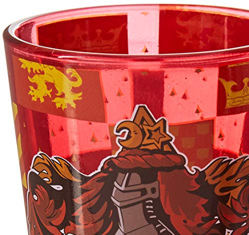 image for Silver Buffalo Harry Potter Hogwarts House Crests with Checkers 4-Pack