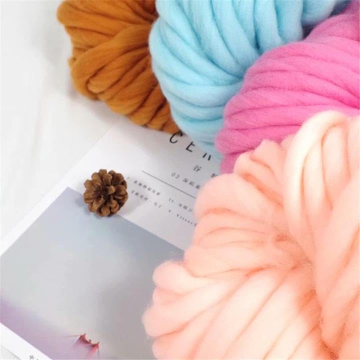 Hilo de tejer grueso morado de 2cm para proyectos de bricolaje y cojín 3