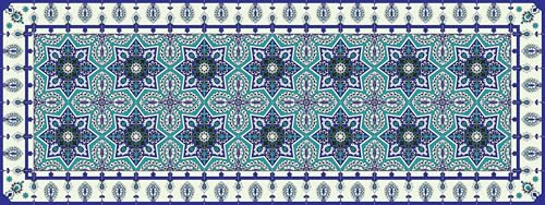 IRI-GIRI Vinyl Kitchen Floor Mat Decorative Linoleum PVC Rug Runner