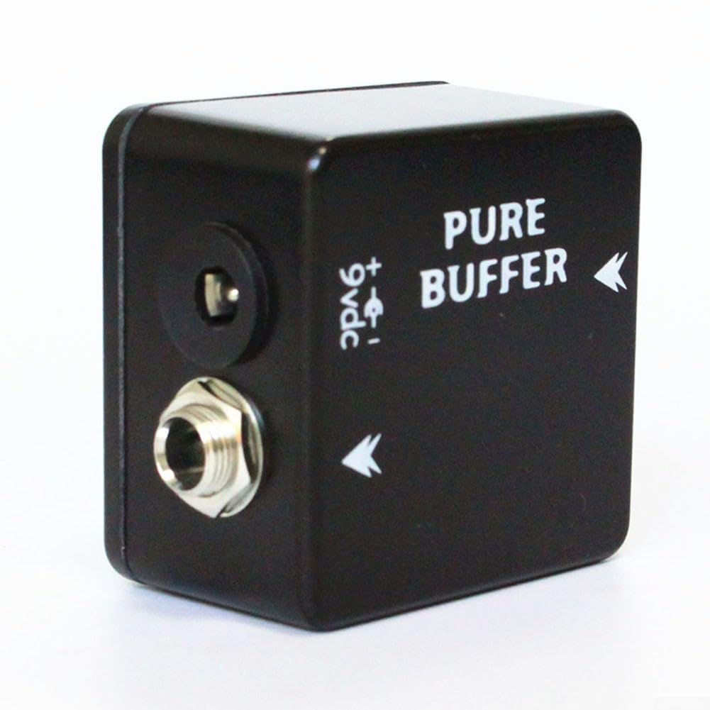 Pure Buffer Pédale d'effet de guitare entièrement en métal Pièces pour guitare basse Accessoire d'effet instrument outil guitare interrupteur à pied Fourniture d'effet de guitare