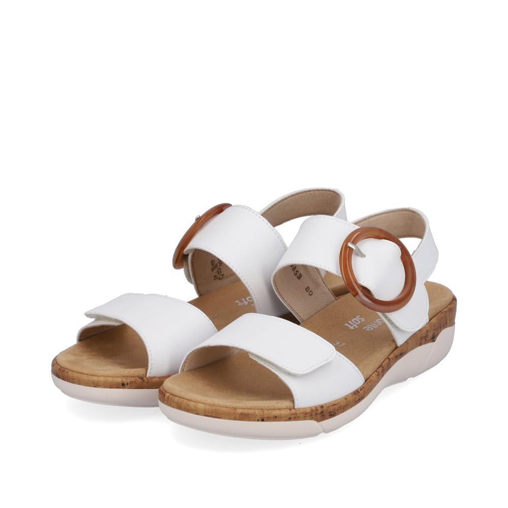 Remonte Mujer Sandalias R6853, señora Sandalias clásicas,Plantilla Desmontable