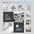 URCOLOR 10-Sheet Peel and Stick Backsplash for Kitchen,12"x12" Self Adhesive Wall Tiles Stick on Back Splashes for Bathroom Gray Marble Look