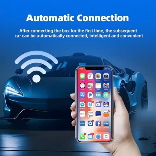 Wireless CarPlay/Android Auto Converter – 2026 Plug-and-Play Adapter for Turning Wired CarPlay & Android Auto into Wireless, UK Version (SBR01) - Image 6