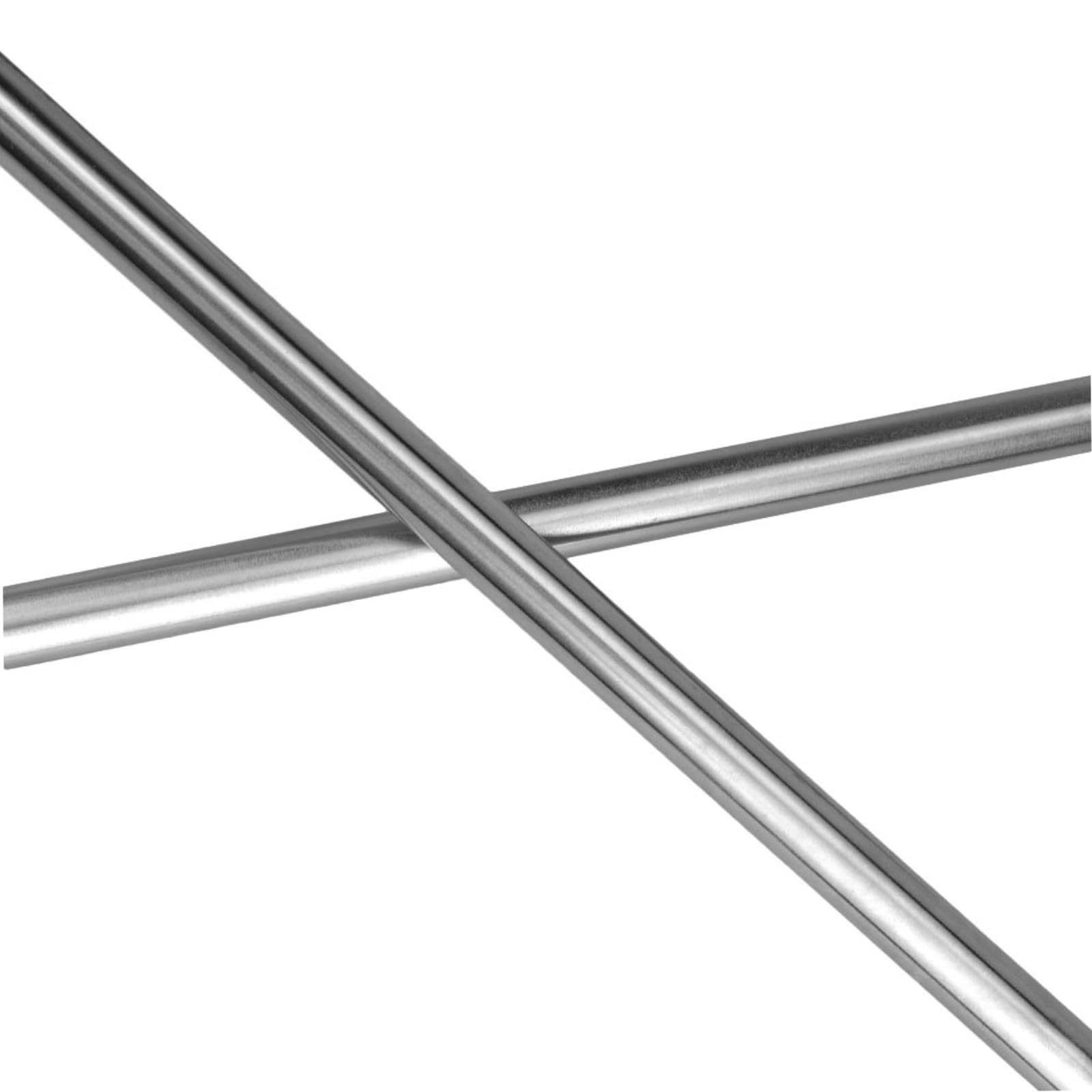 Lot de 2 barres de rail linéaire 16 mm x 400 mm en chrome trempé pour imprimante 3D