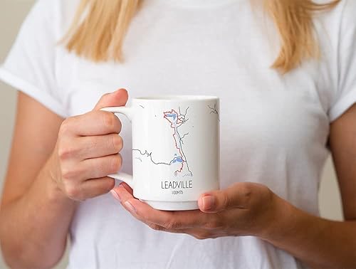 Miniatura 438 de TJ Originals Marine Corps Trail - Taza de café de cerámica de 11 onzas, regalos motivacionales para hombres, recuerdo de camino de maratón, regalo
