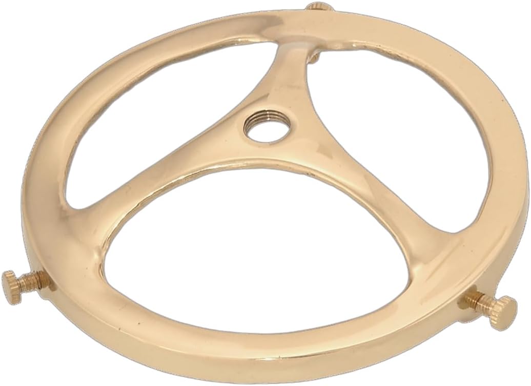B&P Lamp® 4" Fitter, Cast Brass Shade Holder, Unfinished Brass