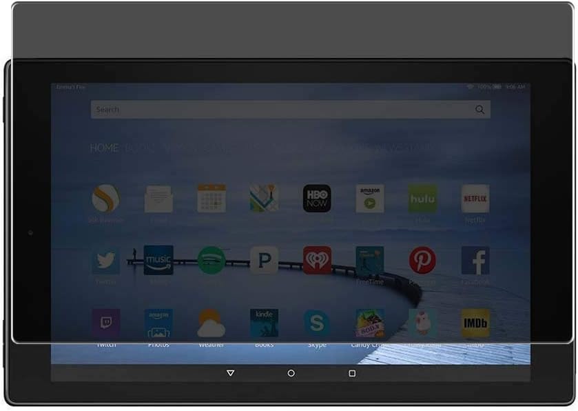 Privacy Screen Protector Film, Compatible with Kindle Fire HD 10.1 2015 10.1" Anti Spy TPU Guard （ Not Tempered Glass Protectors ）