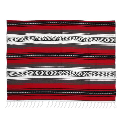 Couverture douce mexicaine coton isolant pour yoga