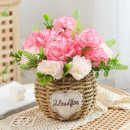 造花セット ひまわり 花瓶入り 造花インテリア 枯れない花 向日葵 ユーカリ アジサイ 装飾花 観葉植物 リアル 害虫駆除不要 花瓶 おしゃれ モダン 北欧 敬老の日 お祝い 部屋飾り ギフト花束 ホームテーブル