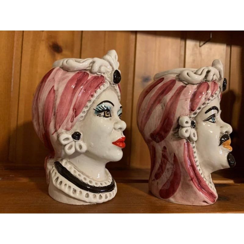Cabezas de moro Caltagirone de 13 cm, el regalo perfecto para bodas y hogar 2
