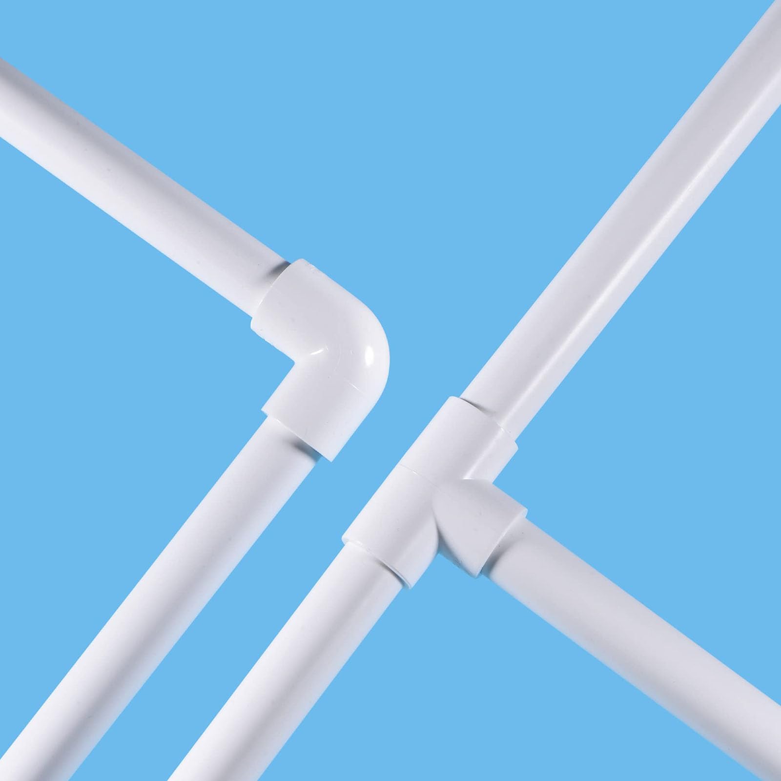 TA-VIGOR Tuyau rond rigide en PVC de 67,8 mm de diamètre intérieur et 75 mm de diamètre extérieur, 0,35 m de long, canal droit à fort impact pour décoration à faire soi-même, système de