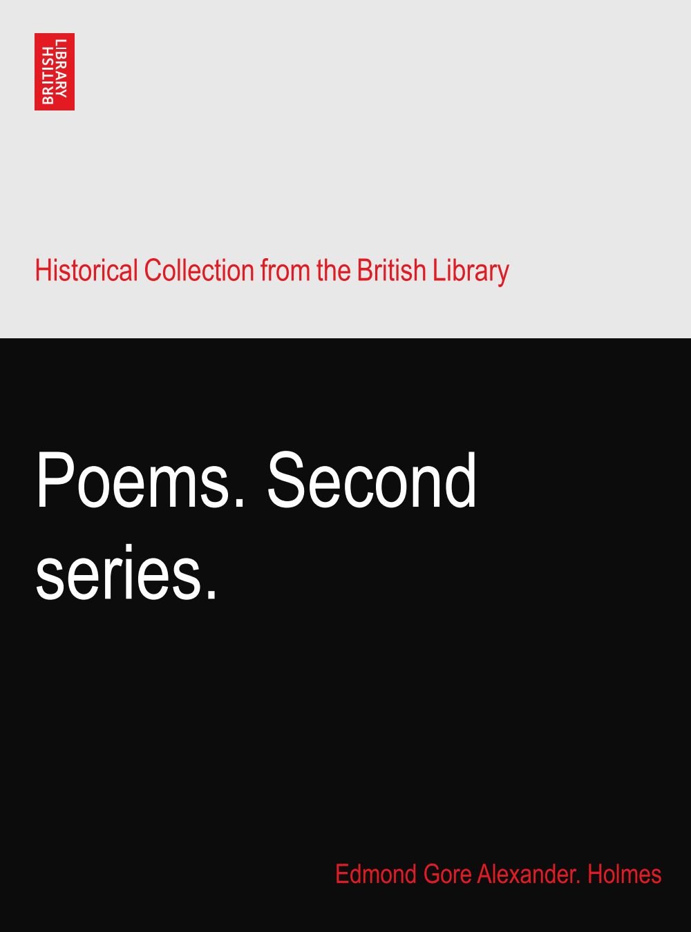 Poems. Second series.