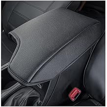 PIMCAR Center Console Cover Compatible with Ford Ranger 2019-2023 Armrest Cushion Custom PU Leather Protector Interior Accessories BlackNot for 2023 Ranger XL/Raptor/Wildtrak