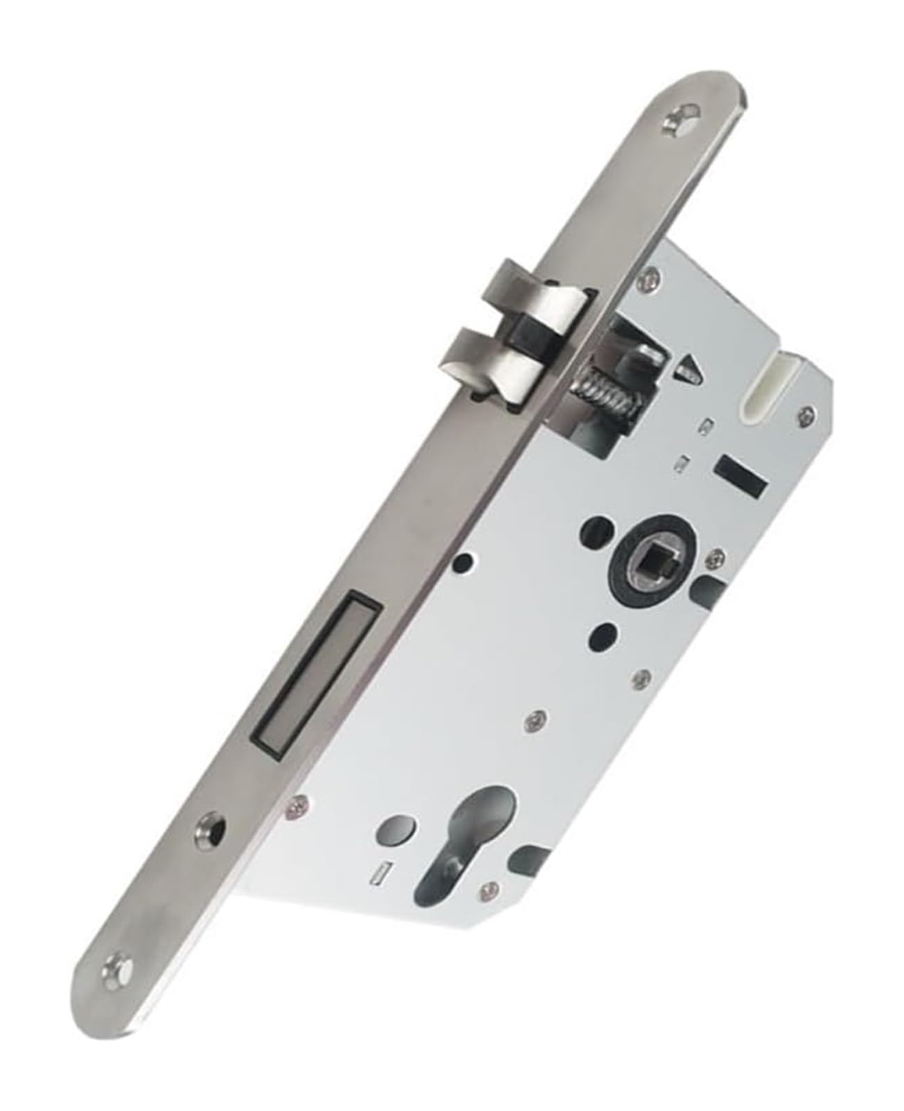Zamki wpuszczane, zamki skrzydłowe, Korpus Mortice Silent Lock z języczkiem, okrągły i kwadratowy panel 235x23mm 32mm Cylinder 55mm 5572(Lock B-72mm)