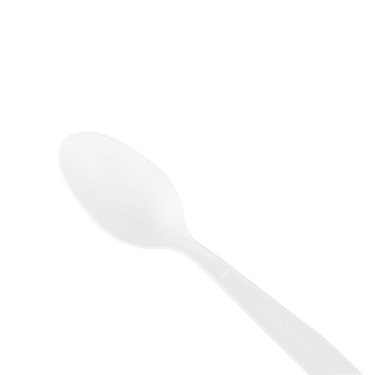 Karat Earth KE-U4513 (Natural) PLA Compostable Tea Spoon, Heavy - Natural (Case of 1000)