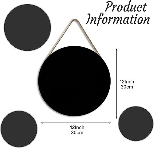 Miniatura 9 de Coffee Friends - Percha redonda de madera para puerta, guardería, puerta delantera, decoración de perilla de puerta, letrero de sala de estar,