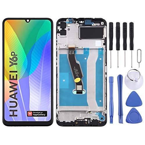 Écran LCD pour Huawei Y6P châssis noir ajustement millimétré et finition soignée