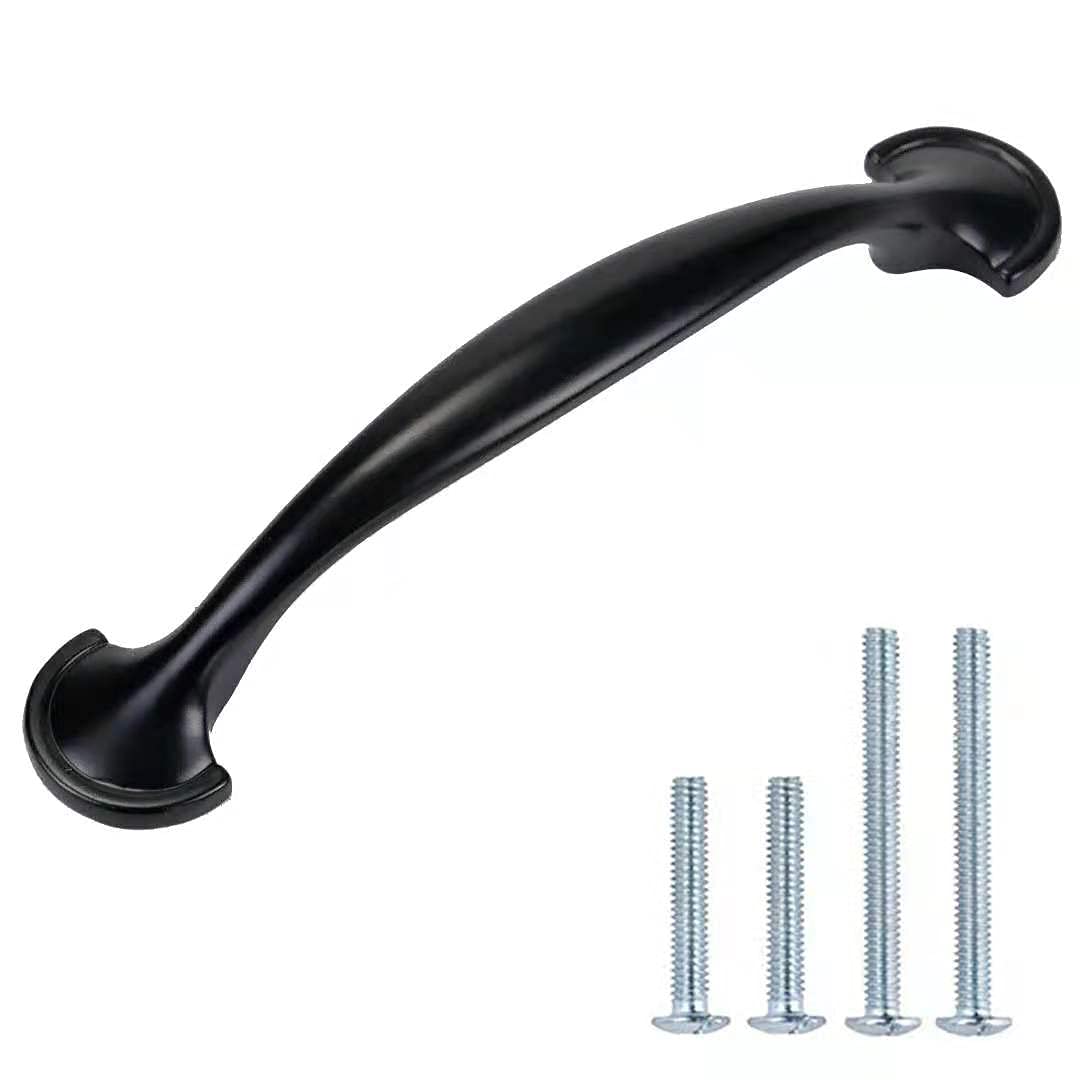 KHTUMEWARE-88433MB Matte Black Cabinet Pulls CTC 3-3/4 in (96 mm) 5-Pack in Matte Black — KHTUMEWARE
