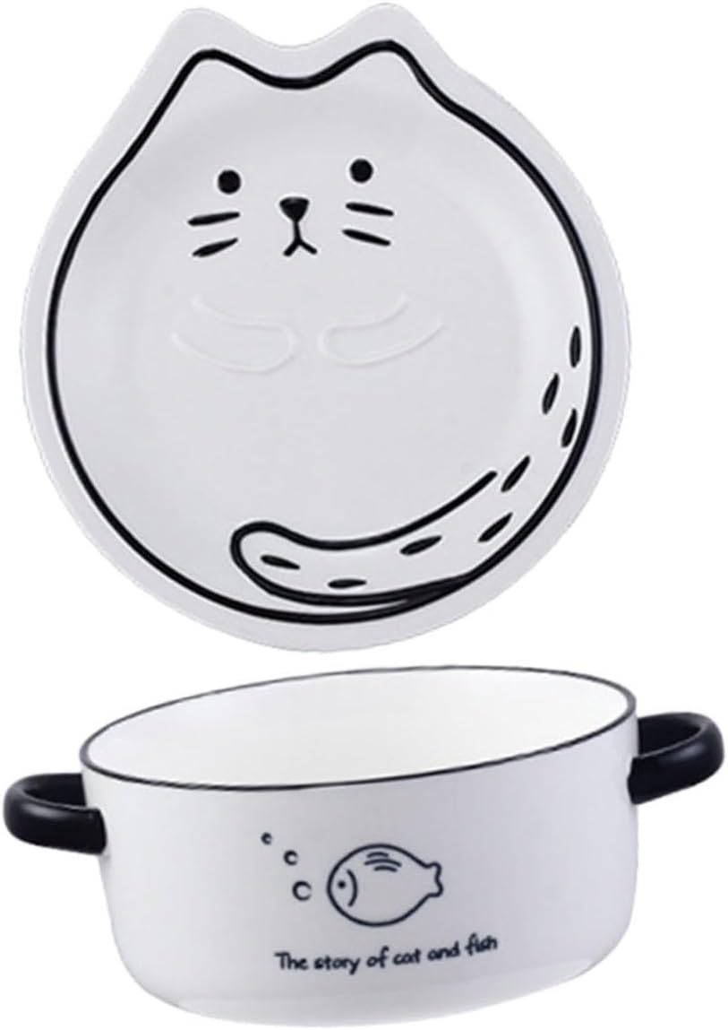 Ceramic Ramen Bowl with Lid Large Soup and Noodle Bowl for Home and Dorm Use Food-grade Kitchen Dishware for Lunch and Soup Serving
