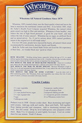 Wheatena Toasted Wheat Cereal, 20-Ounce Boxes (Pack of 4) image 4