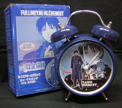 Amazon 鋼の錬金術師 Fullmetal Alchemist ボイスアラームクロック ロイ マスタング Cv 大川透 アニメ 萌えグッズ 通販
