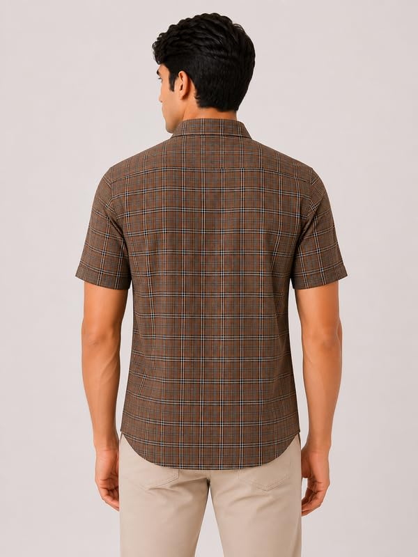 Image of Mens Half Sleeves Regular Shirt