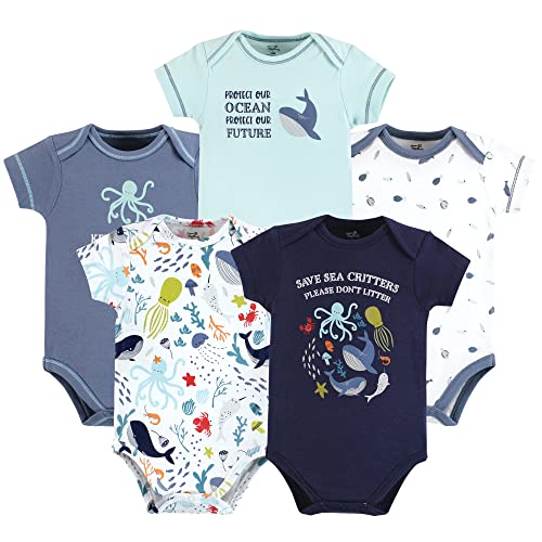 Image of Touched by Nature Unisex Baby Organic Cotton Bodysuits