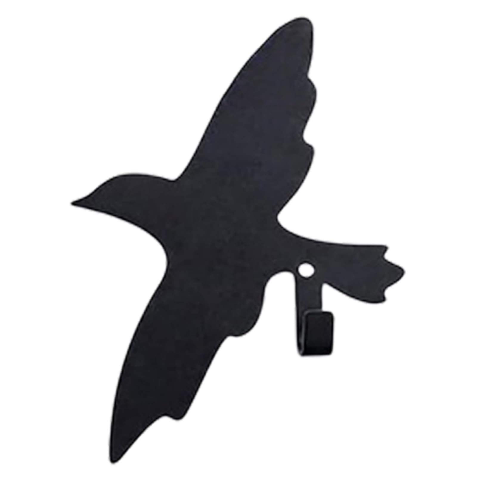 Cunzjia A Cunzji Easy To Installation Black Bird Shaped Wall Hook Creative Hanger For Keys Clothes Nd Bags