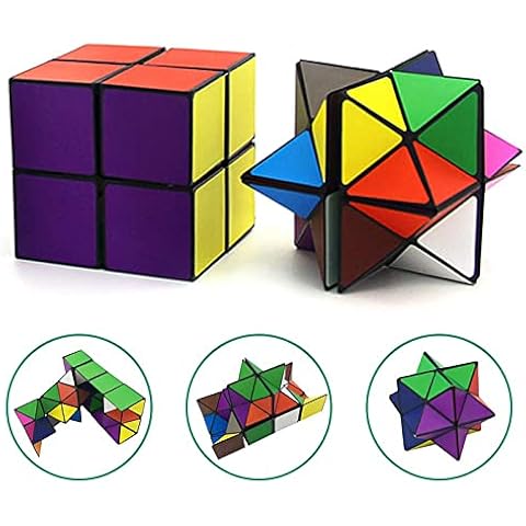Star Cube Magic Cube Set, 2 in 1 Yoshimoto Cube for Kids and Adults, Toy for Boys and Girls Ages 8-12 Cover