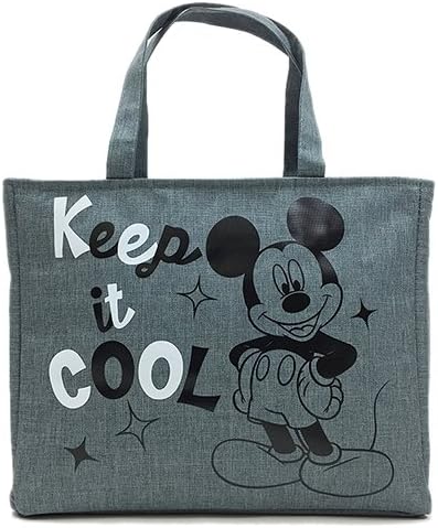 Amazon ディズニー デニム調 保冷 トートバッグ お買い物バッグ 買い物かご 買い物袋 買い物 トート バッグ 鞄 カバン かばん 手提げ ミッキー ミニー エイリアン キャラクター Disney A ミッキーマウス グレー ランチバッグ ランチ巾着 ランチベルト オンライン通販