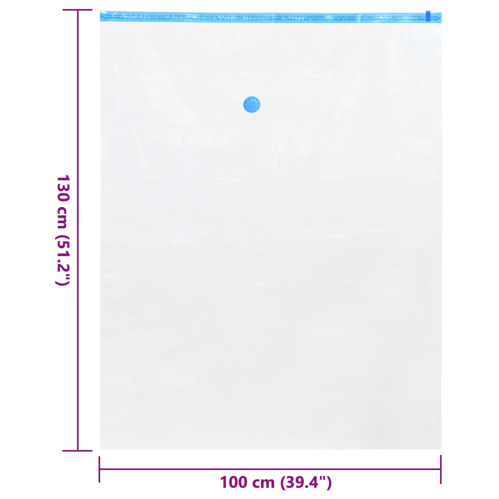 LAPOOH Sacchetti per Vacuum, 20 pz, 130x100 cm,Sacchetti Salvaspazio,Sacchetti da Viaggio Sottovuoto-42001450