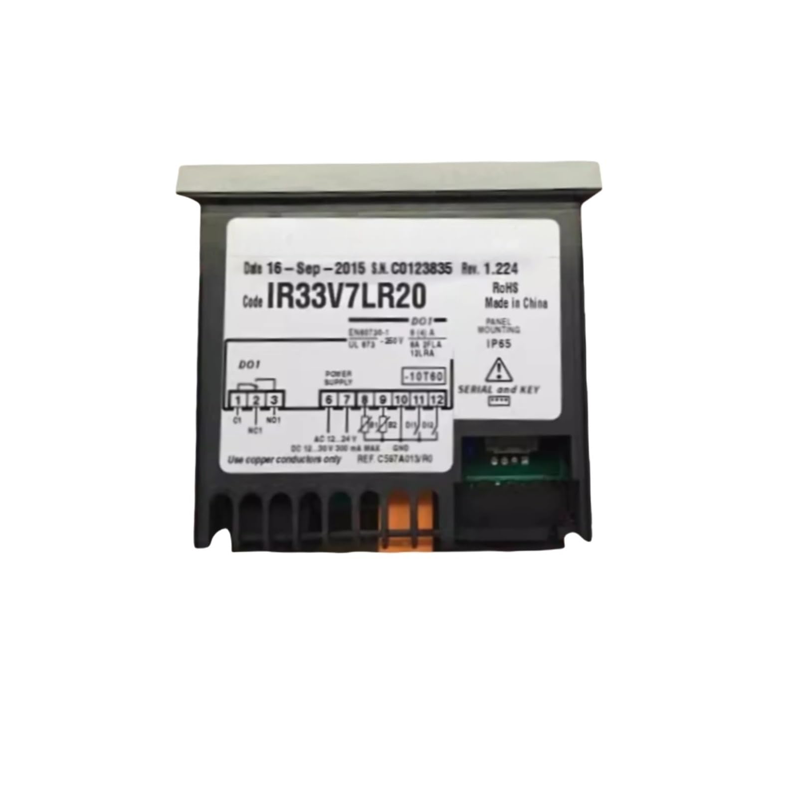 Régulateur IR33V7LR20 PCO100TLN0 : thermostat électronique pour groupes frigorifiques